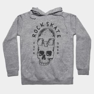 Rock skate skull Hoodie